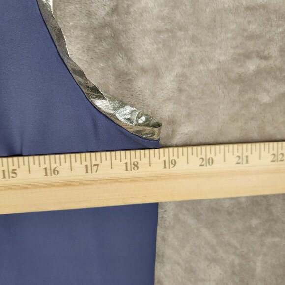 Anne Klein Purple Top with Metallic details Womens Size M - Picture 4 of 8